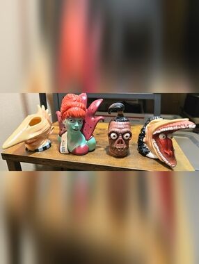 Collectible Beetlejuice Spirit Halloween Decor Lot Light Up 2020/2022 Figures